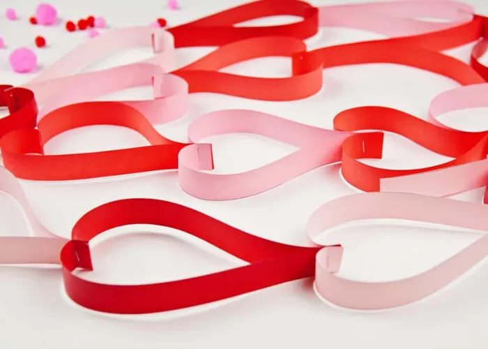 Heart Garlands and Paper Chains